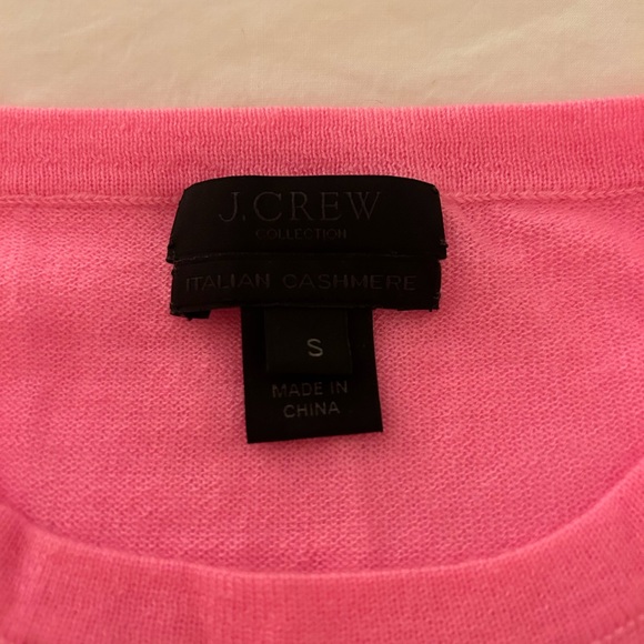 Pink Italian Cashmere j.crew sweater NEVER WORN - Picture 2 of 5